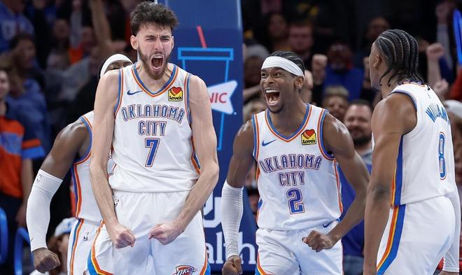 雷霆卫冕之路暗藏六强威胁，森林狼掘金成最大